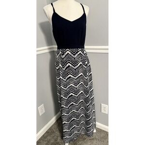 J Crew Dress Size 2 Maxi Lined High Side Slit Elastic Waist 100% Polyester